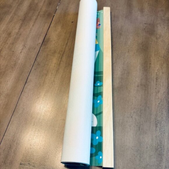 Wall Decor kids Canvas scroll 16x20,pine wood panels,cotton string for hanging. - Picture 6 of 9